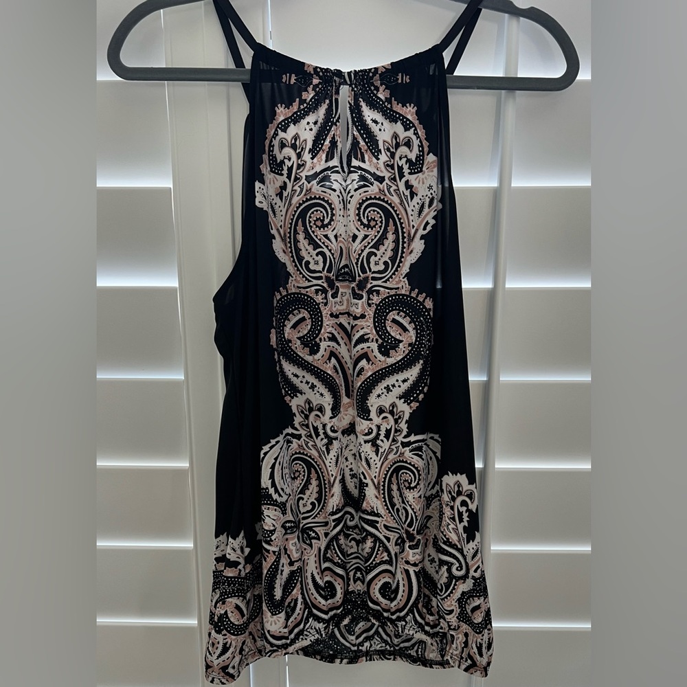 INC Halter sleeveless top.